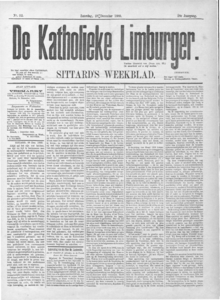  1889- 52 Katholieke Limburger, 28e jaargang, 28 december 1889